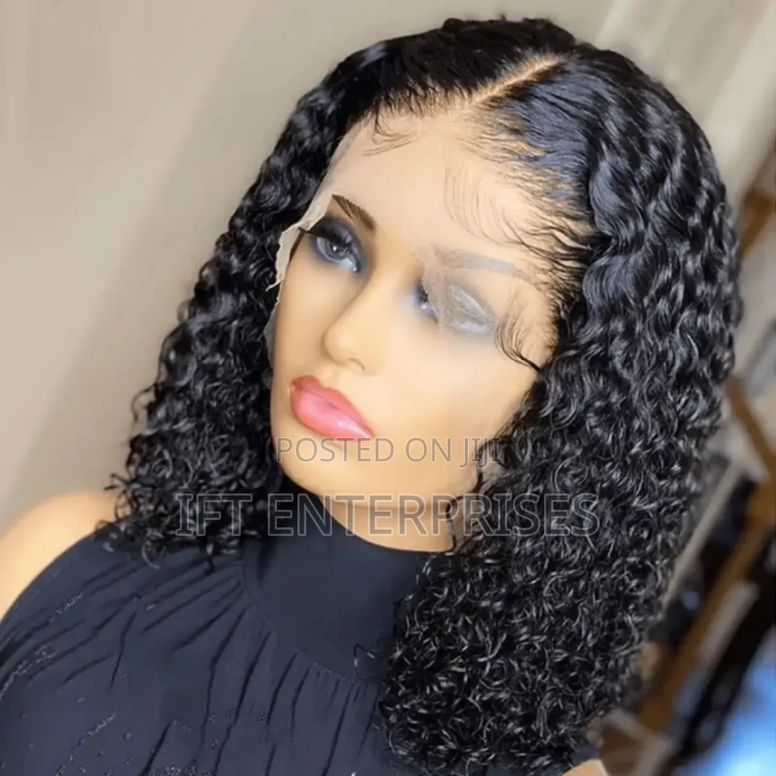 Vietnamese Virgin Hair Water Curls 14 Inches Wig