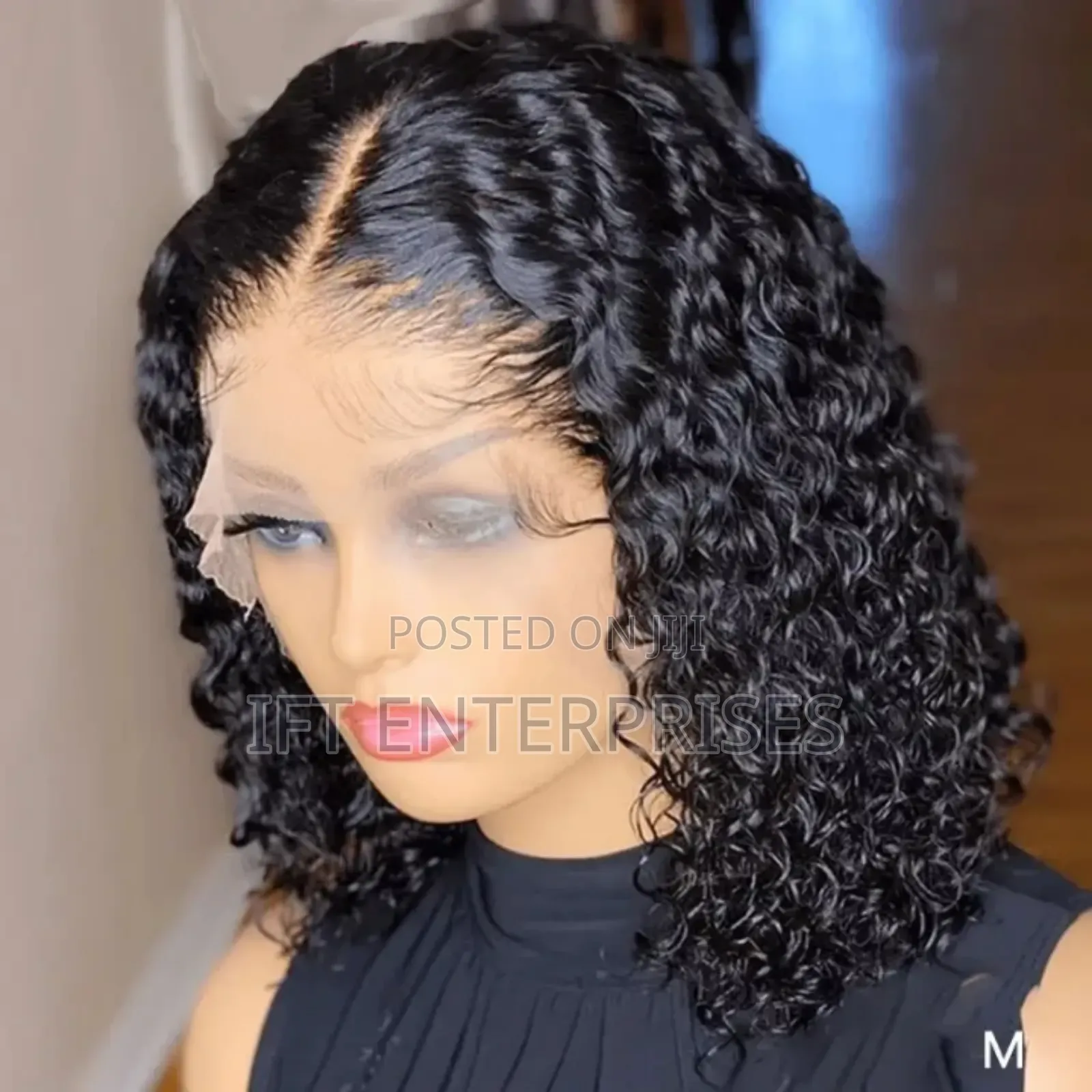 Vietnamese Virgin Hair Water Curls 14 Inches Wig