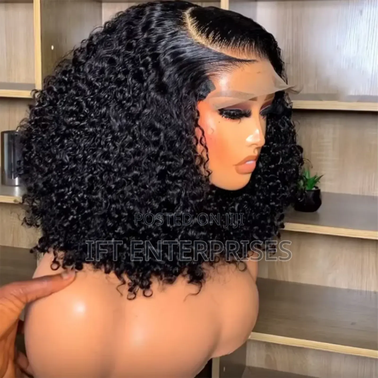 Vietnamese Raw Virgin Jerry Curls Wig 14 Inches