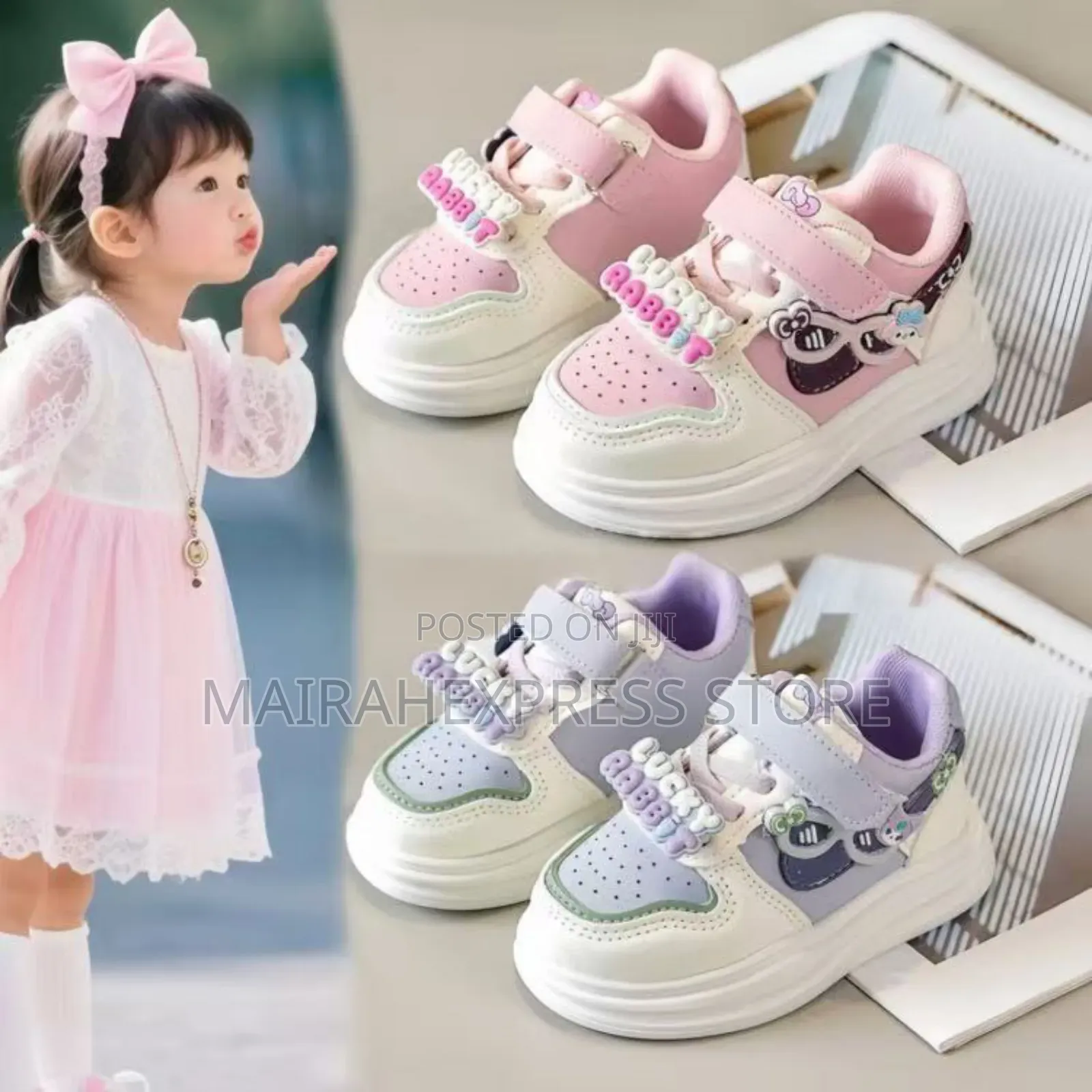 Lucky Rabbit Sneakers 
Size (22-26)