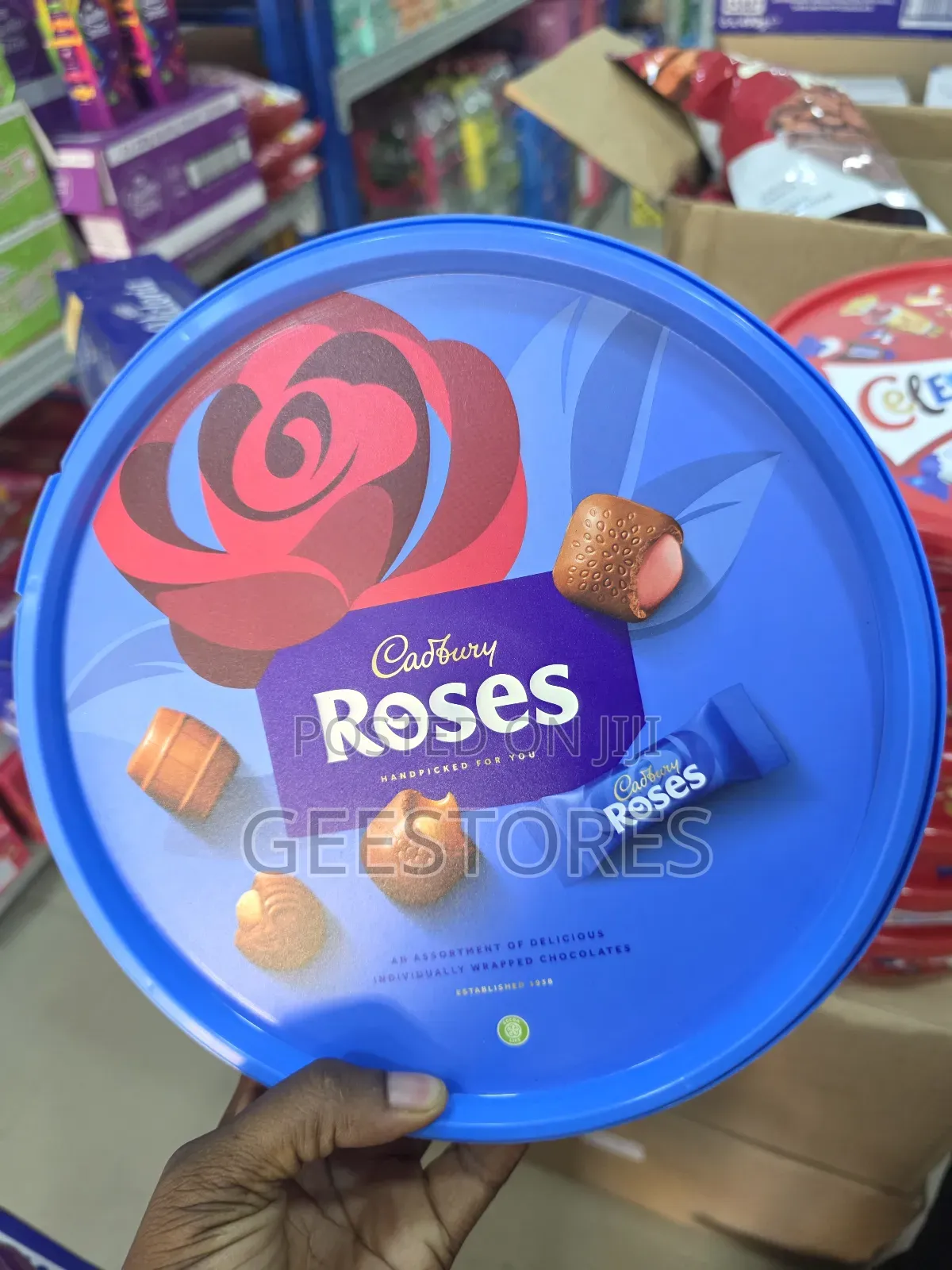 Roses And Quality Street Cookies