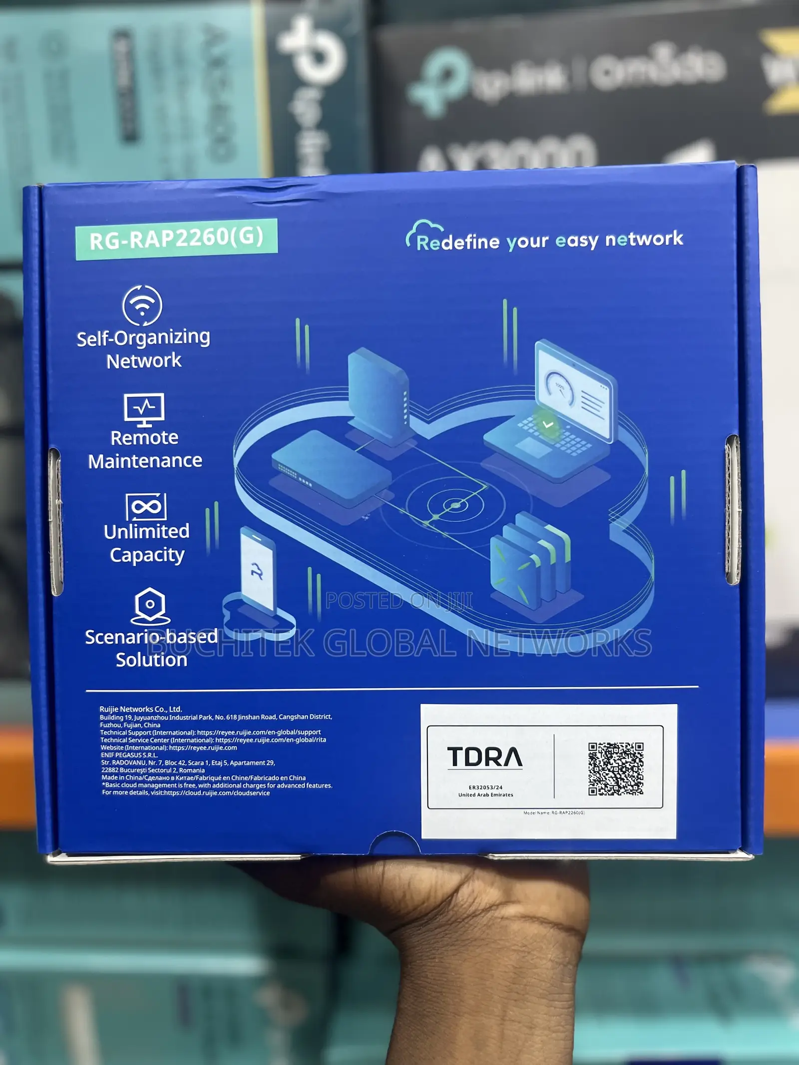 Rujie Rg-rap 2260(G) Ax1800 Dual-band Gigabit Access Point.