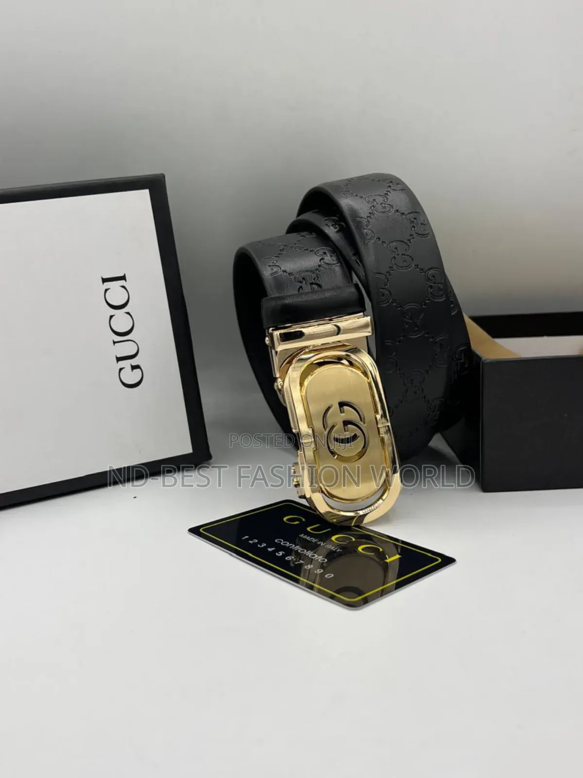 Black Leather Belt