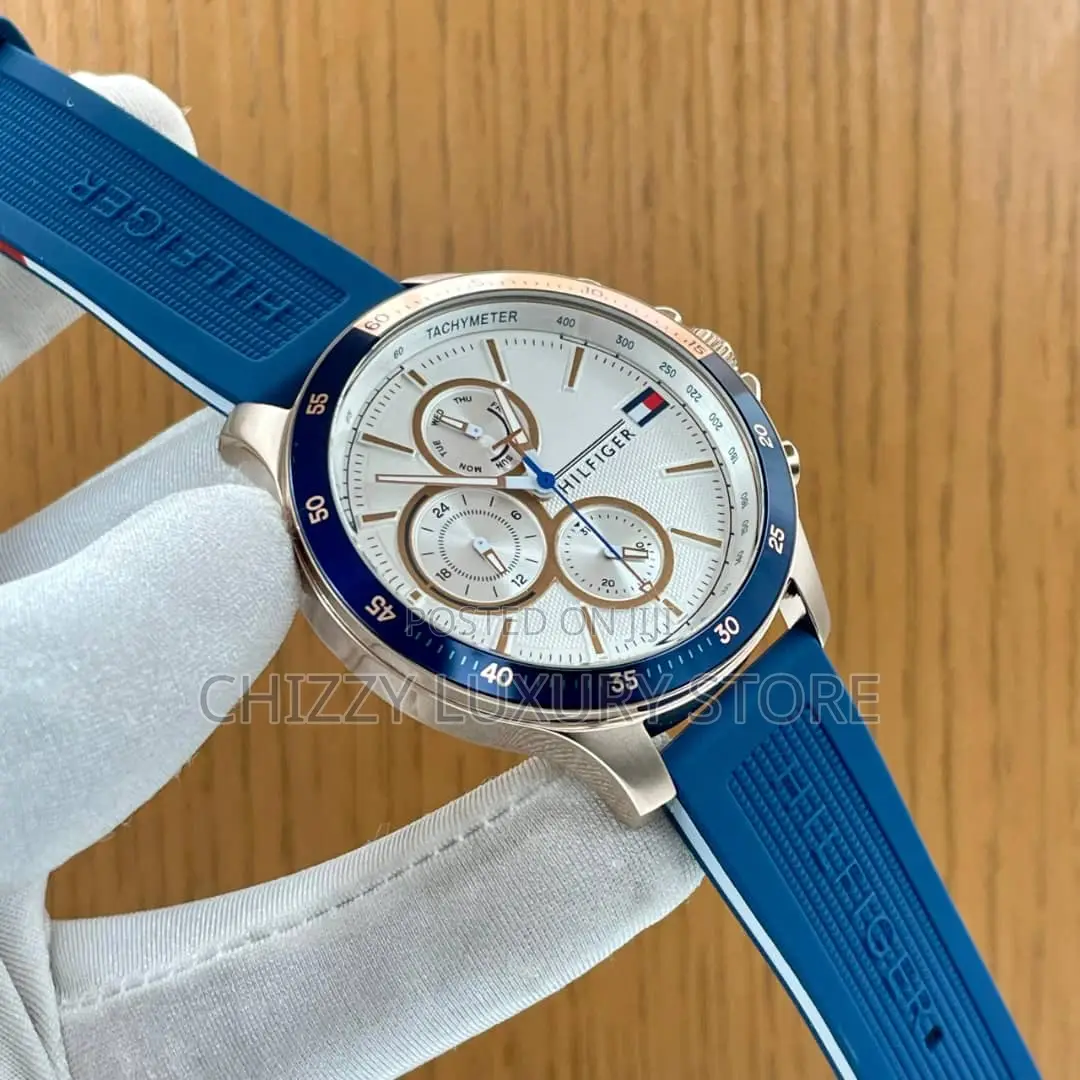 Tommy Hilfiger Quality Luxury Men Automatic Engine Wristwatch