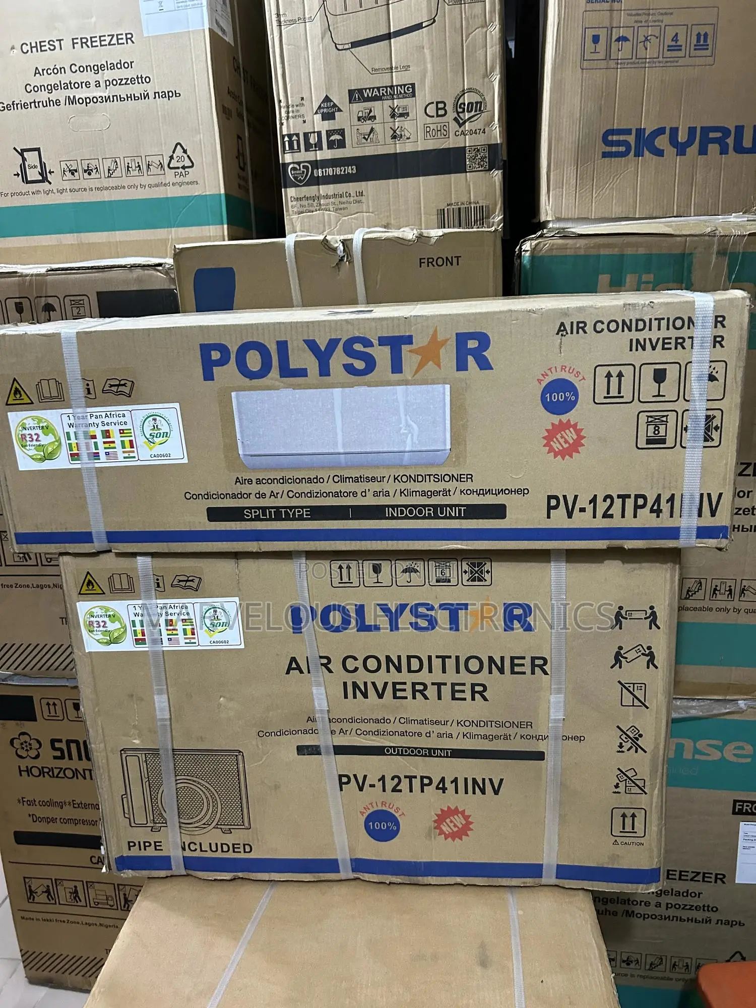 Brand New Polystar 1:5hp Inverter Air Conditioner Full Copper