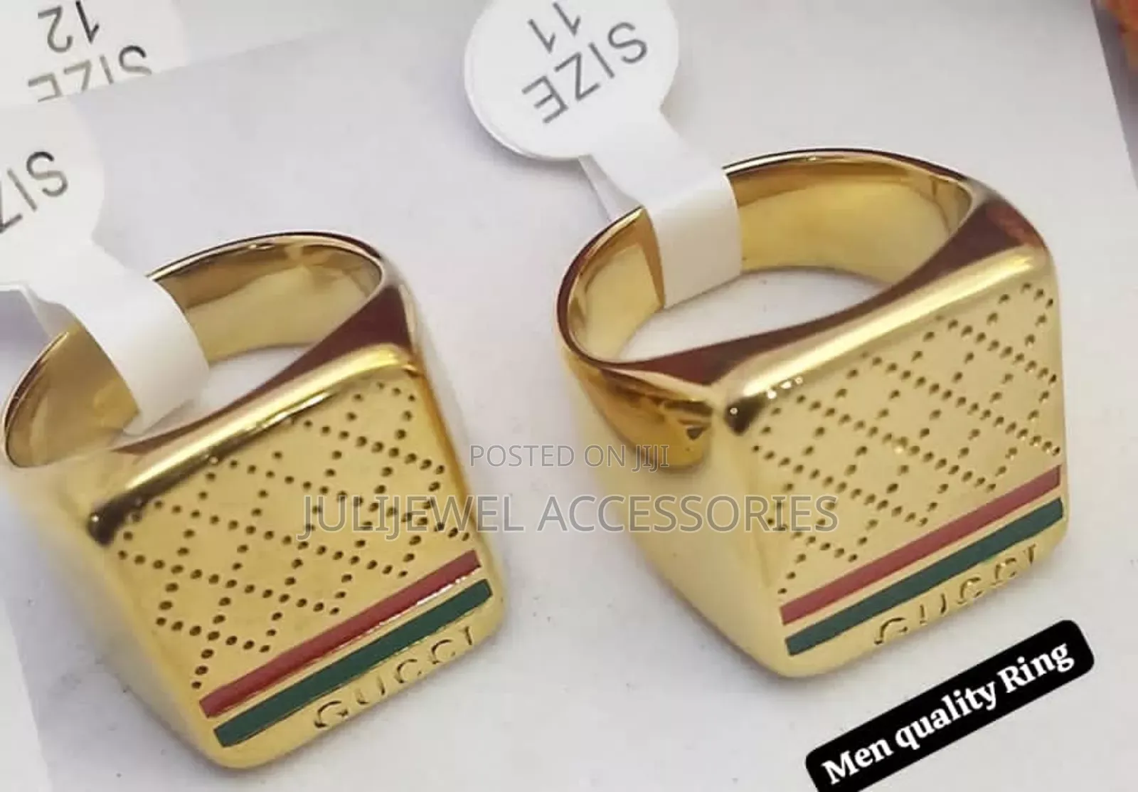 Non Tarnish Cocktail Unisex Ring