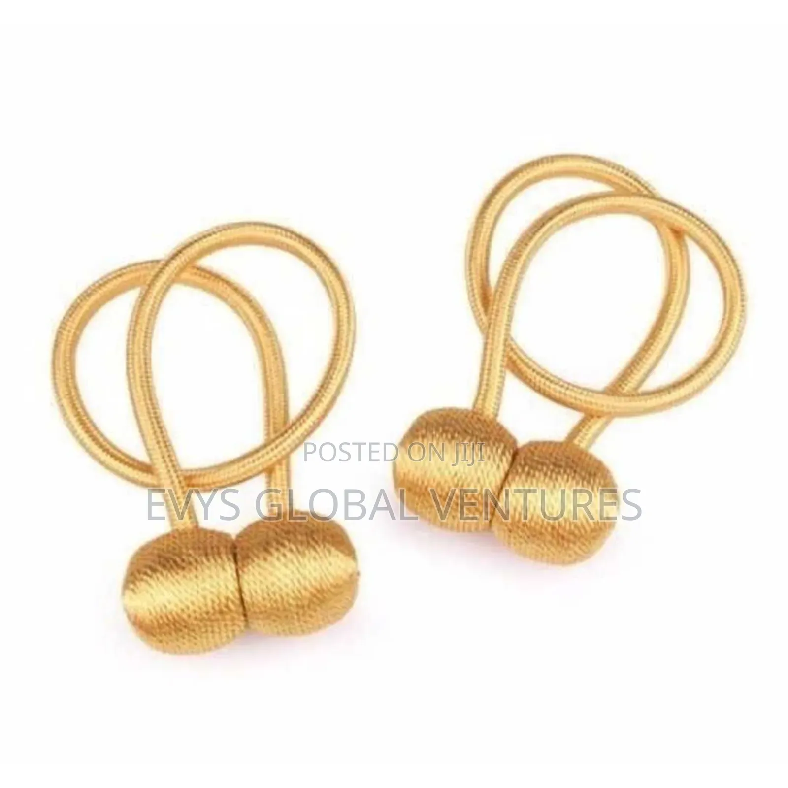 Magnetic Polyester Curtain Tieback Holder Hooks Ball
- 2 Pieces