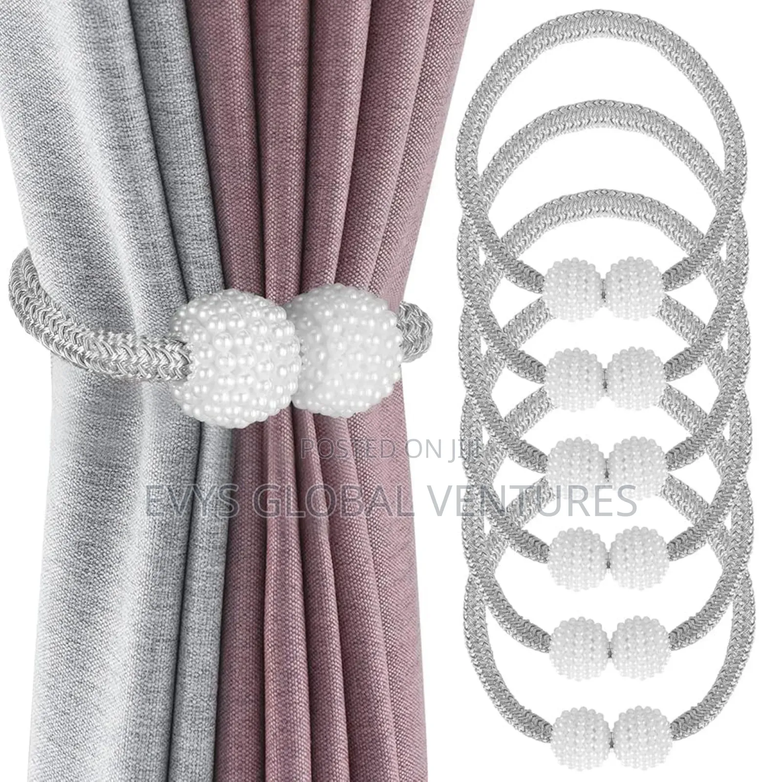 Curtain Tieback Holder - 2 Pieces