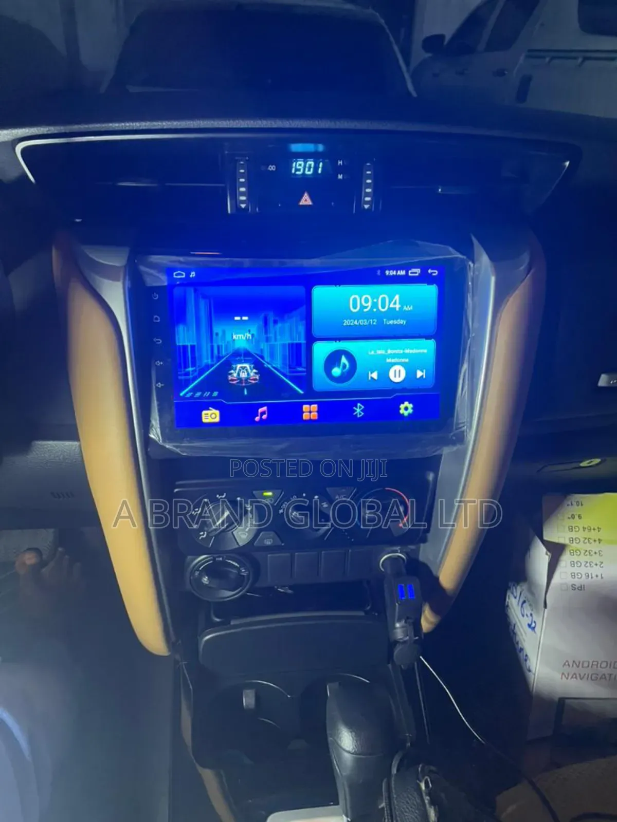 2015-2020 Toyota Fortuner Android Navigation System