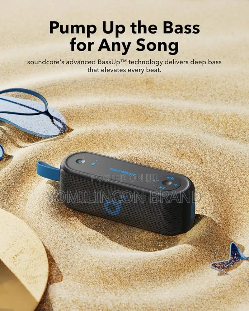Soundcore Select 3 Portable Speaker, 16w Stereo Sound, Bassup