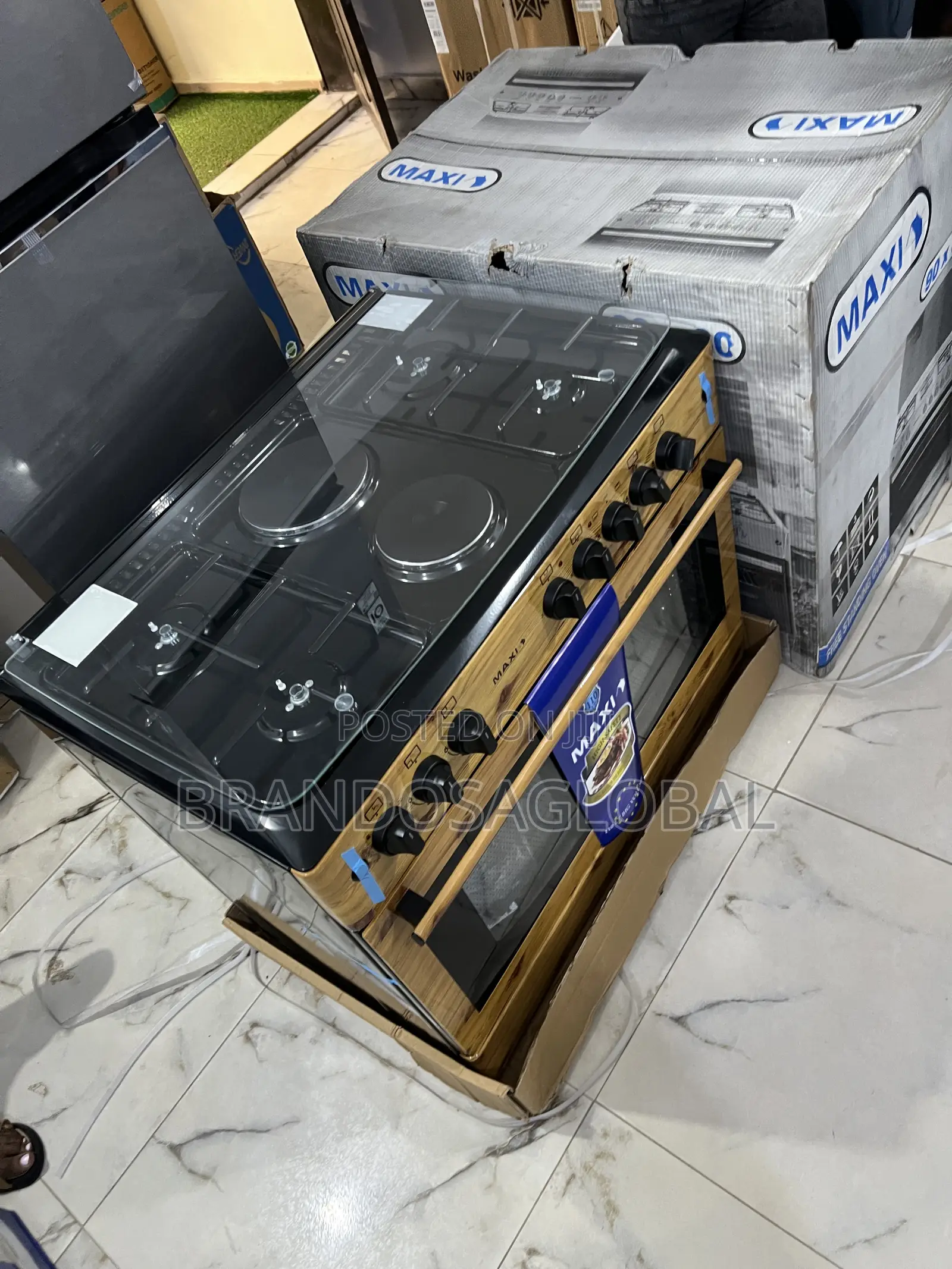 Maxi Wooden Cooker F9e42g2 – 4 Gas 2 Electric Performance Model