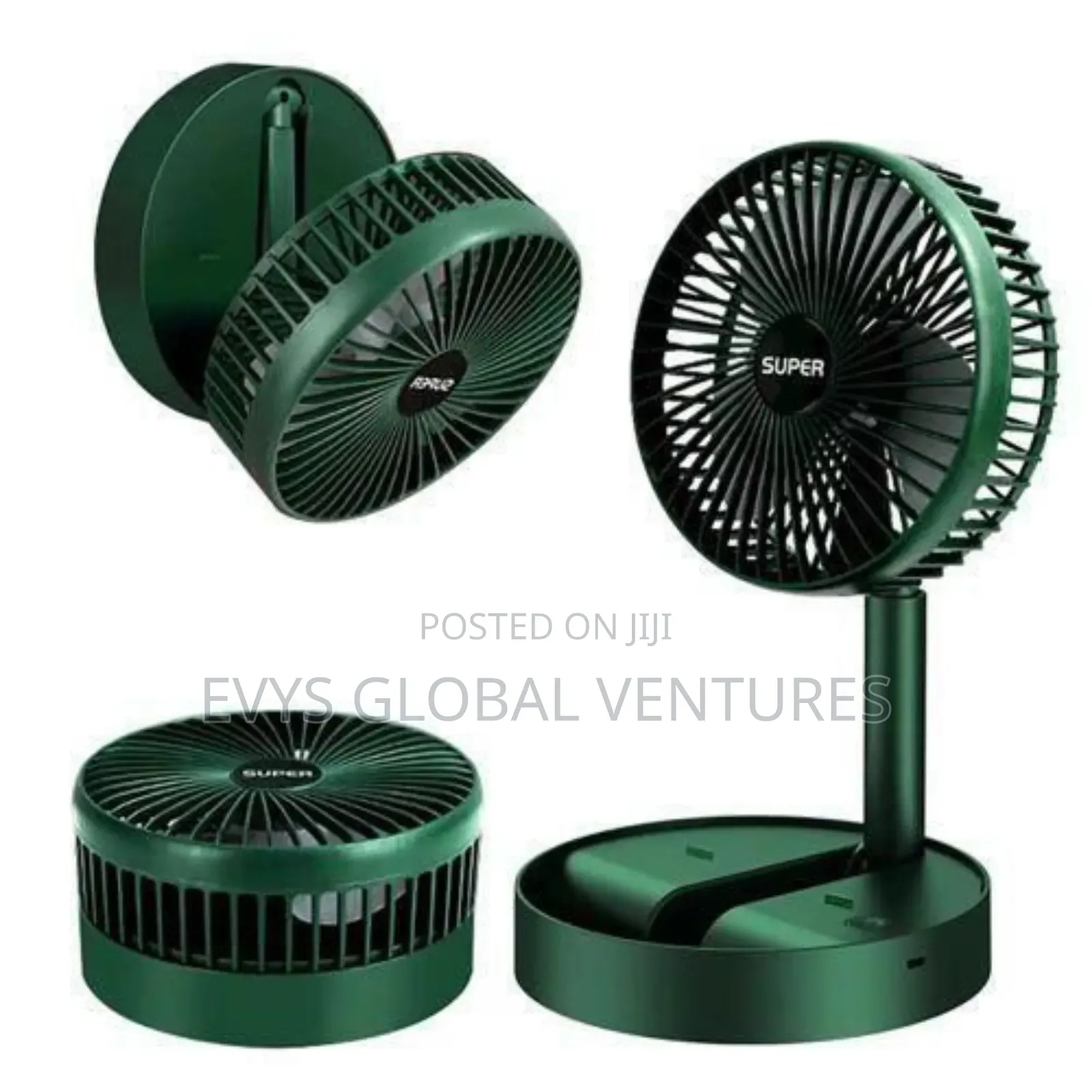 Rechargeable Strong Wind Foldable Cooling Mini Fan