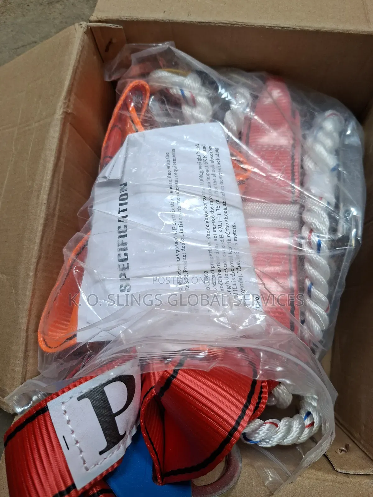 Full Body Harness With Lanyard