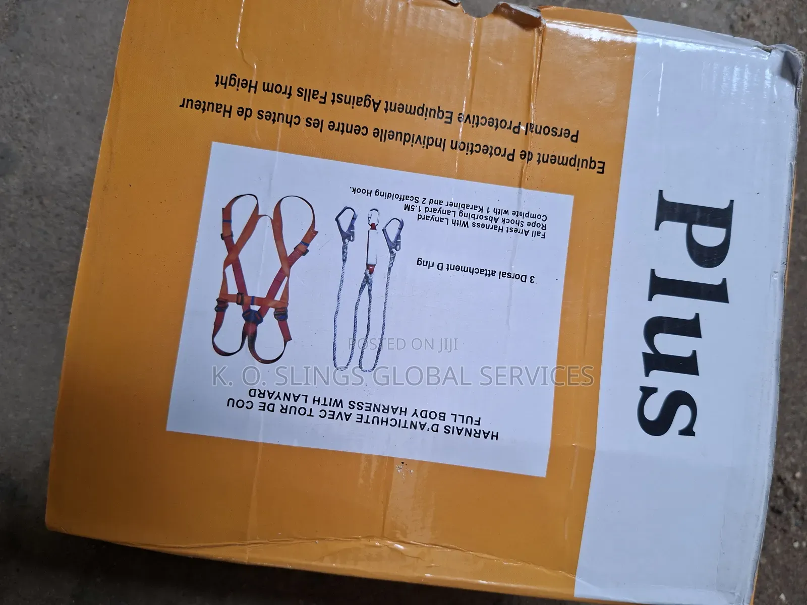Full Body Harness With Lanyard