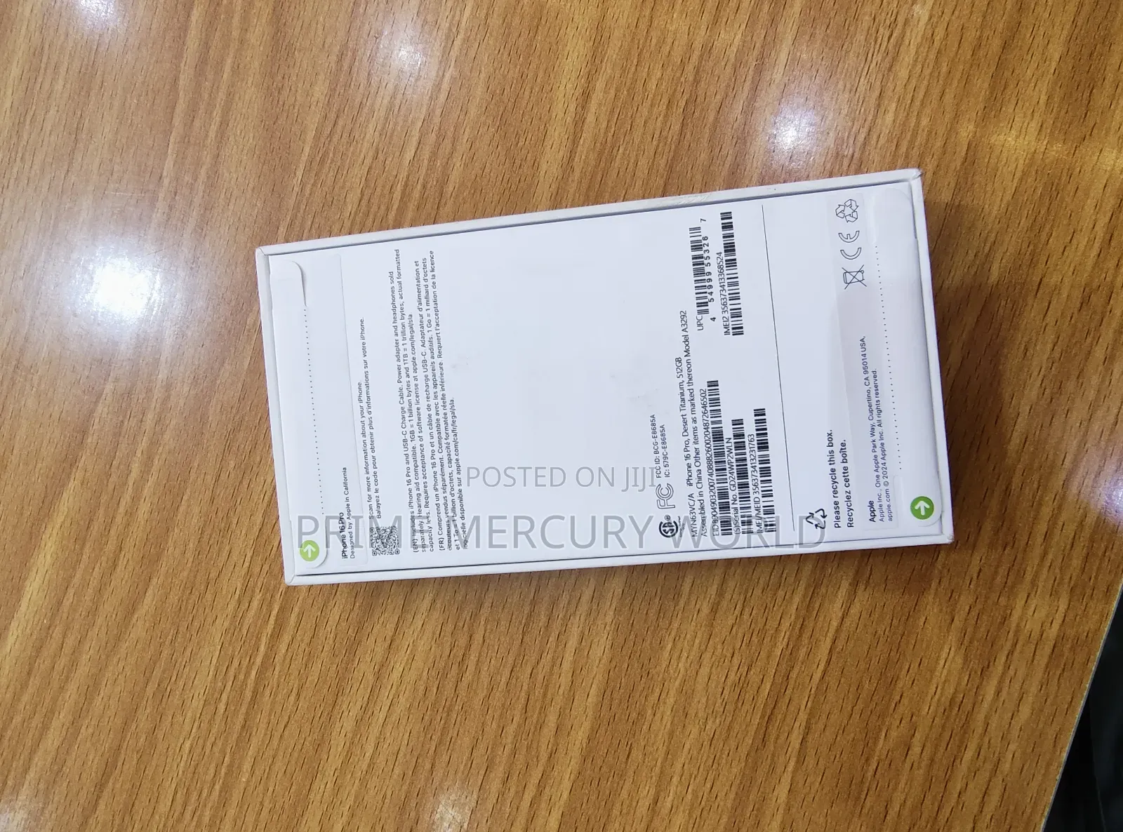 New Apple iPhone 16 Pro 512 GB Bronze