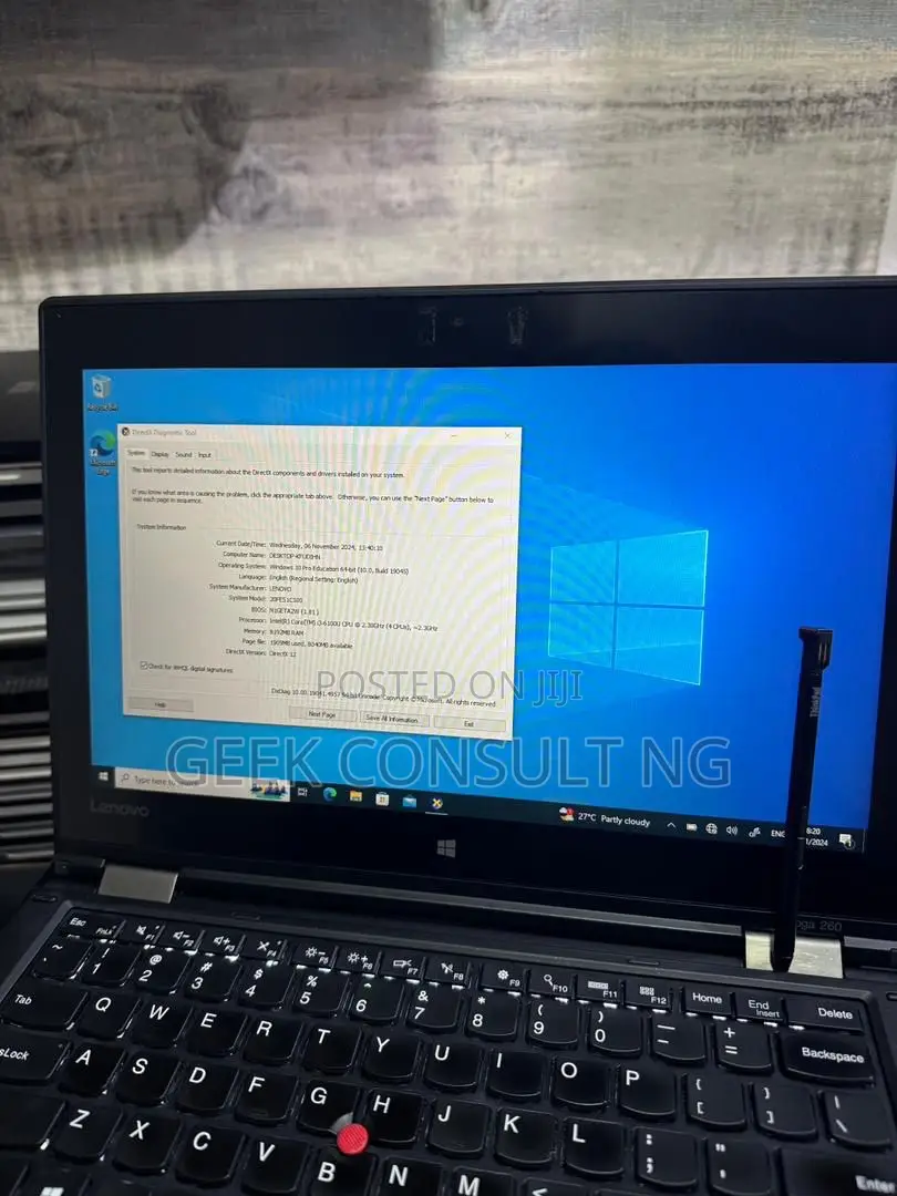 Laptop Lenovo ThinkPad Yoga 8GB Intel Core i3 SSD 256GB