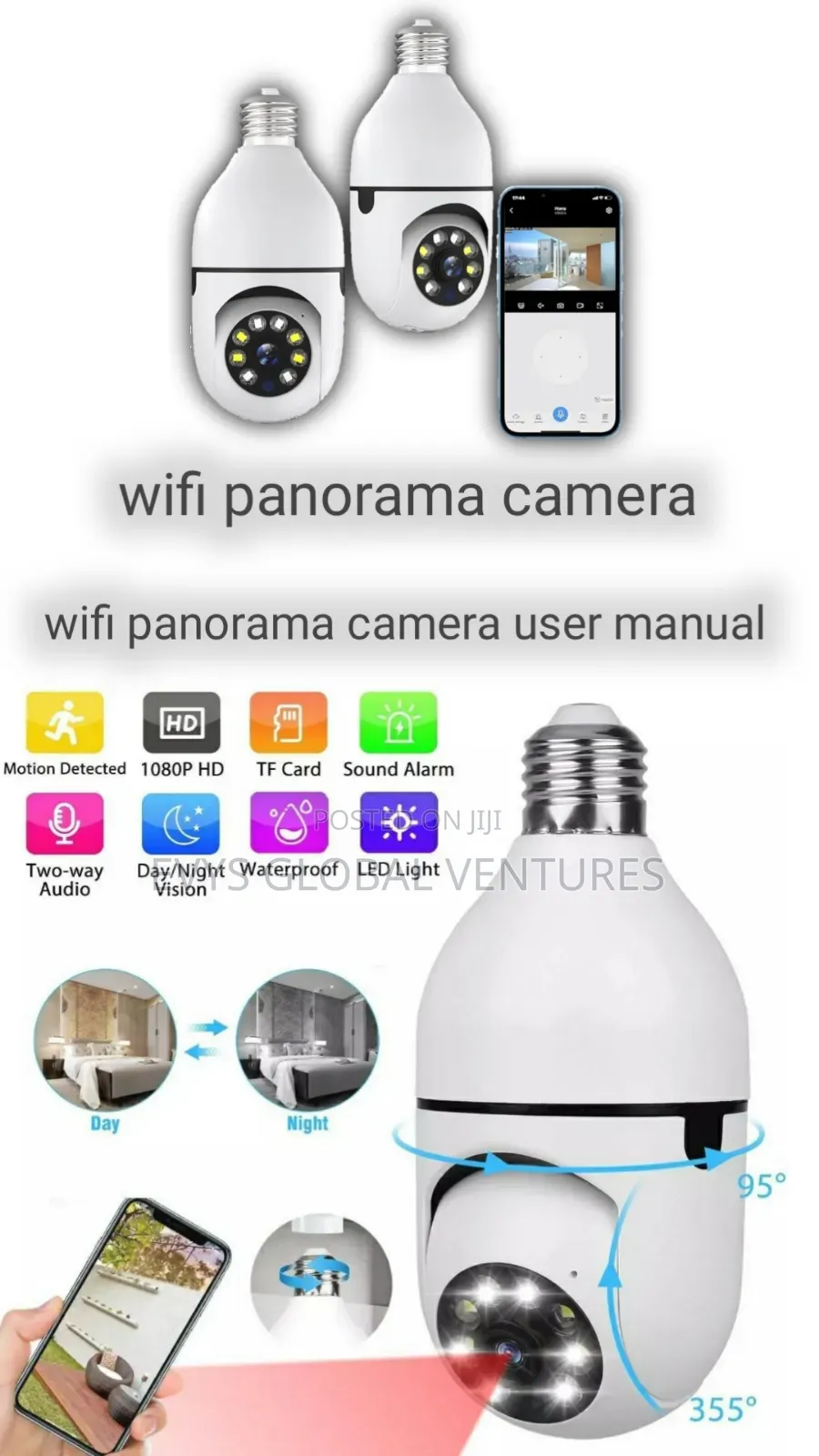 Ccty Spy 3600 Camera Bulb