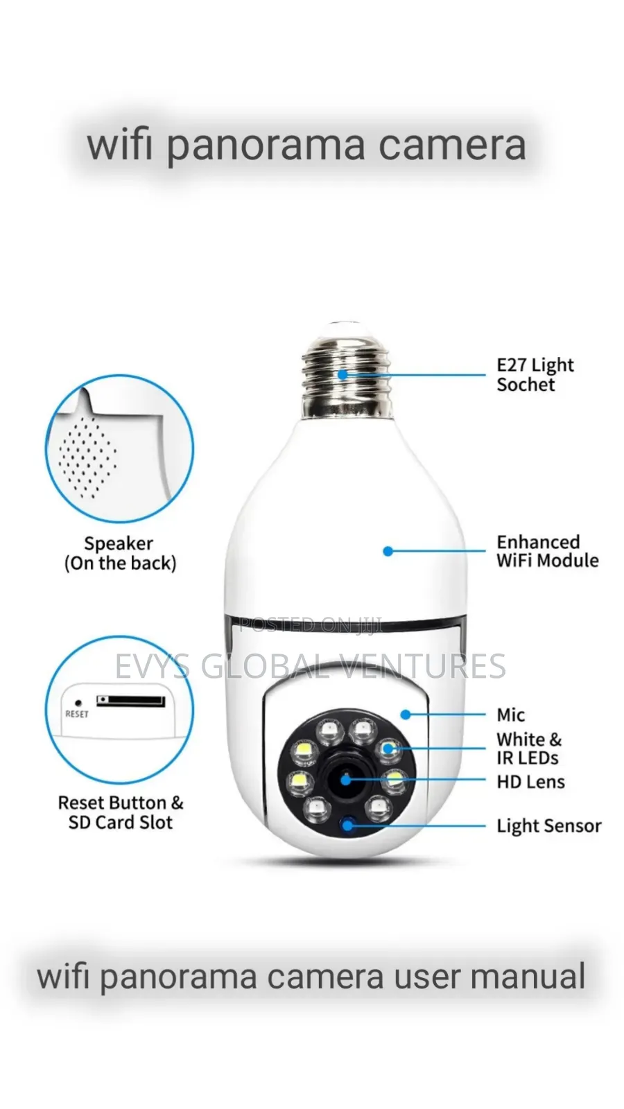 Ccty Spy 3600 Camera Bulb