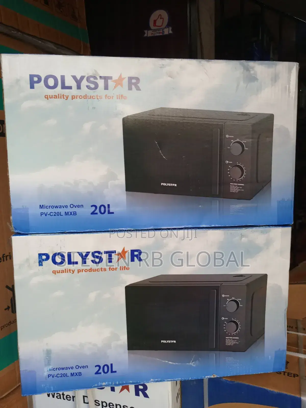 Polystar 20l Manual Solo Microwave Oven (Pv-C20lmxb)