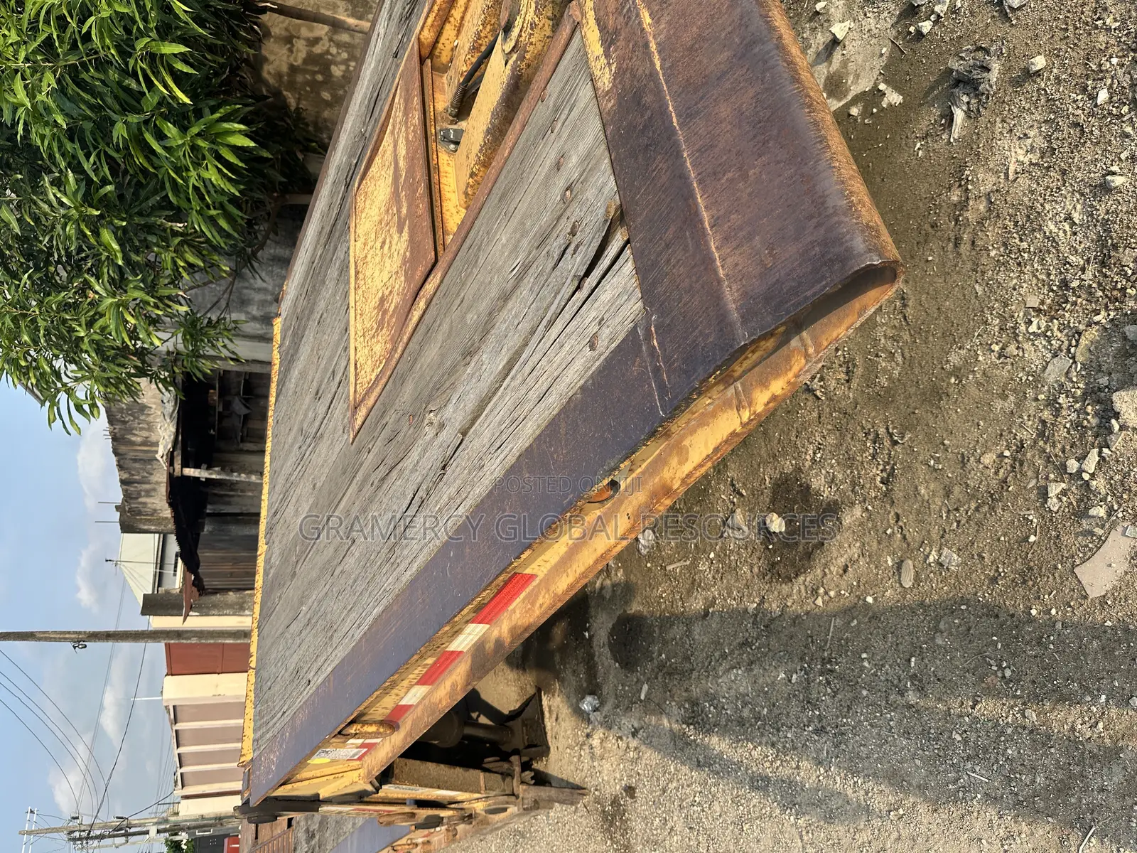 Foreign Used 100 Tons Low Bed Semi Trailer- Front Loader