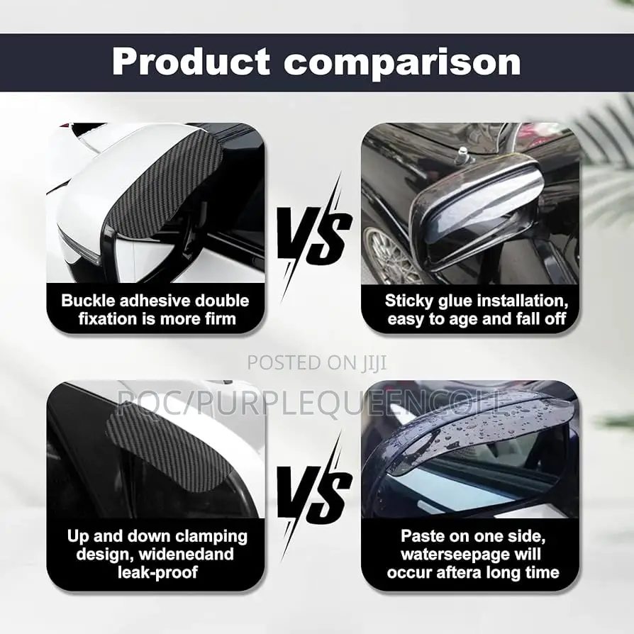 Car Side Mirror Rain Guard Waterproof Eye Brow