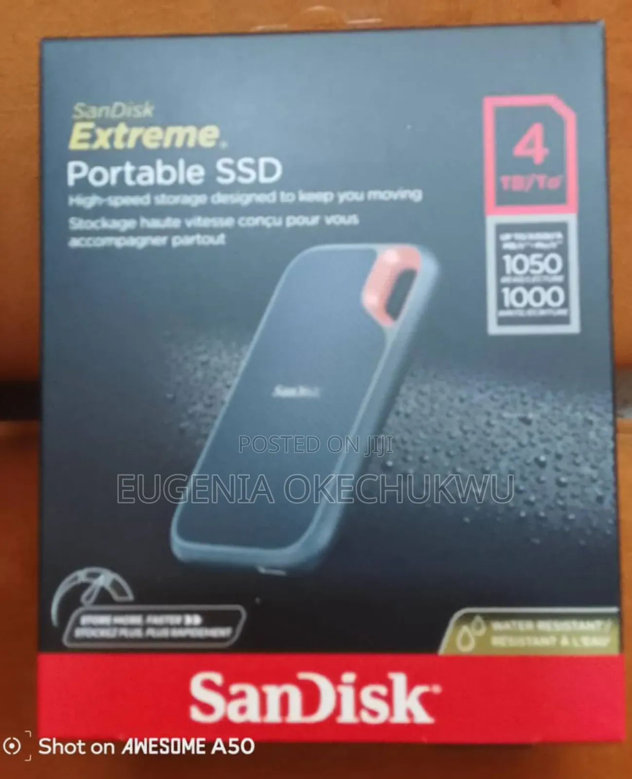 Sandisk Extreme External Portable SSD