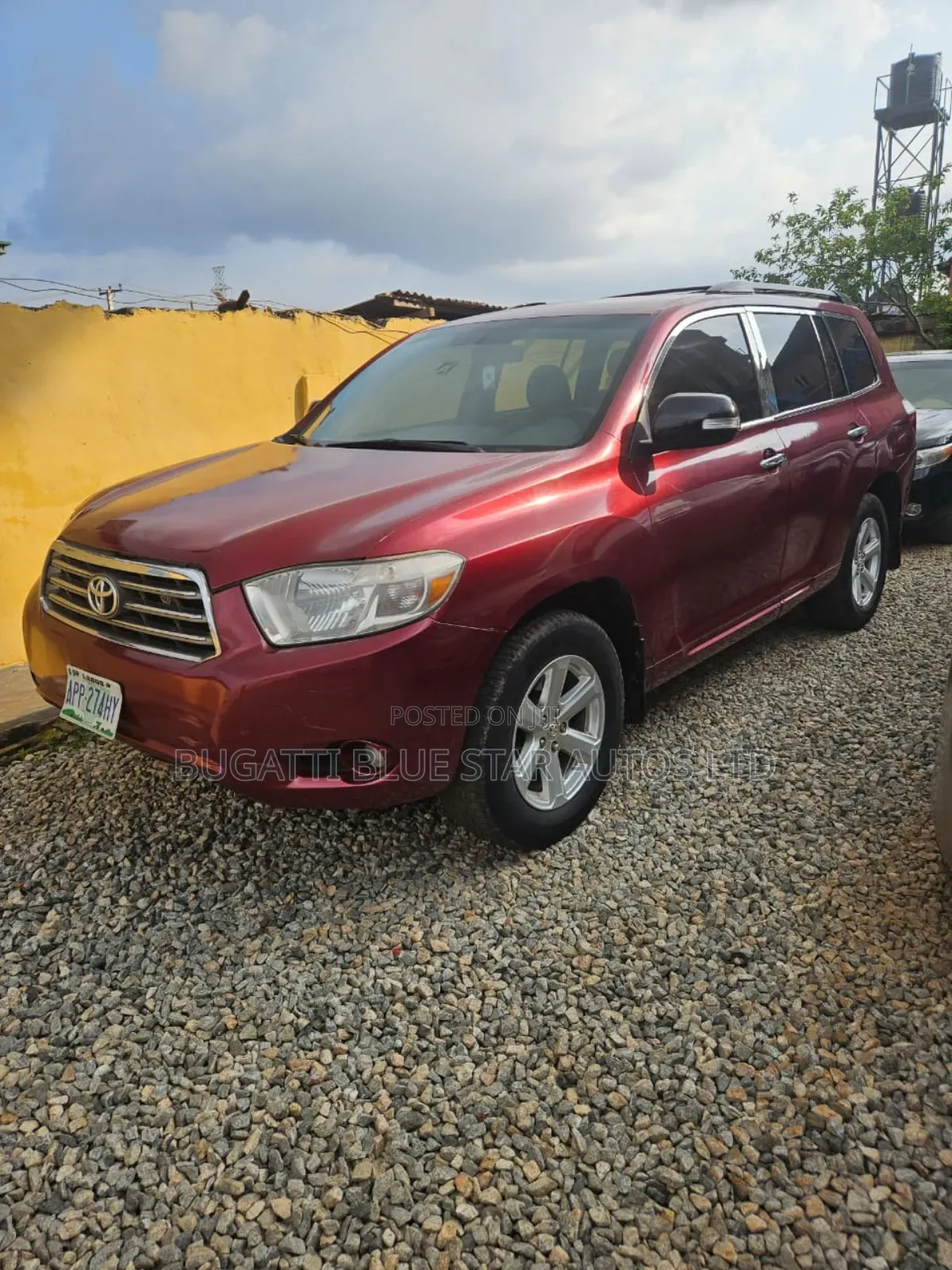 Toyota Highlander Sport 2010 Red