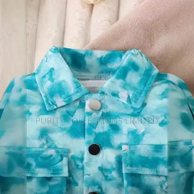 Blue Shirt Boy Set