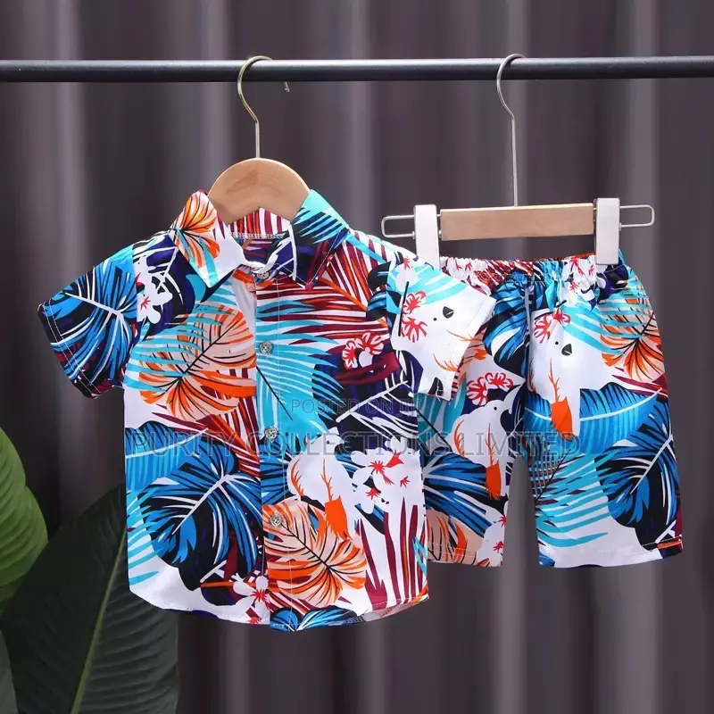 Flowered Boys Set