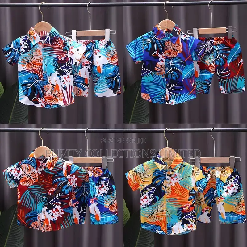 Flowered Boys Set