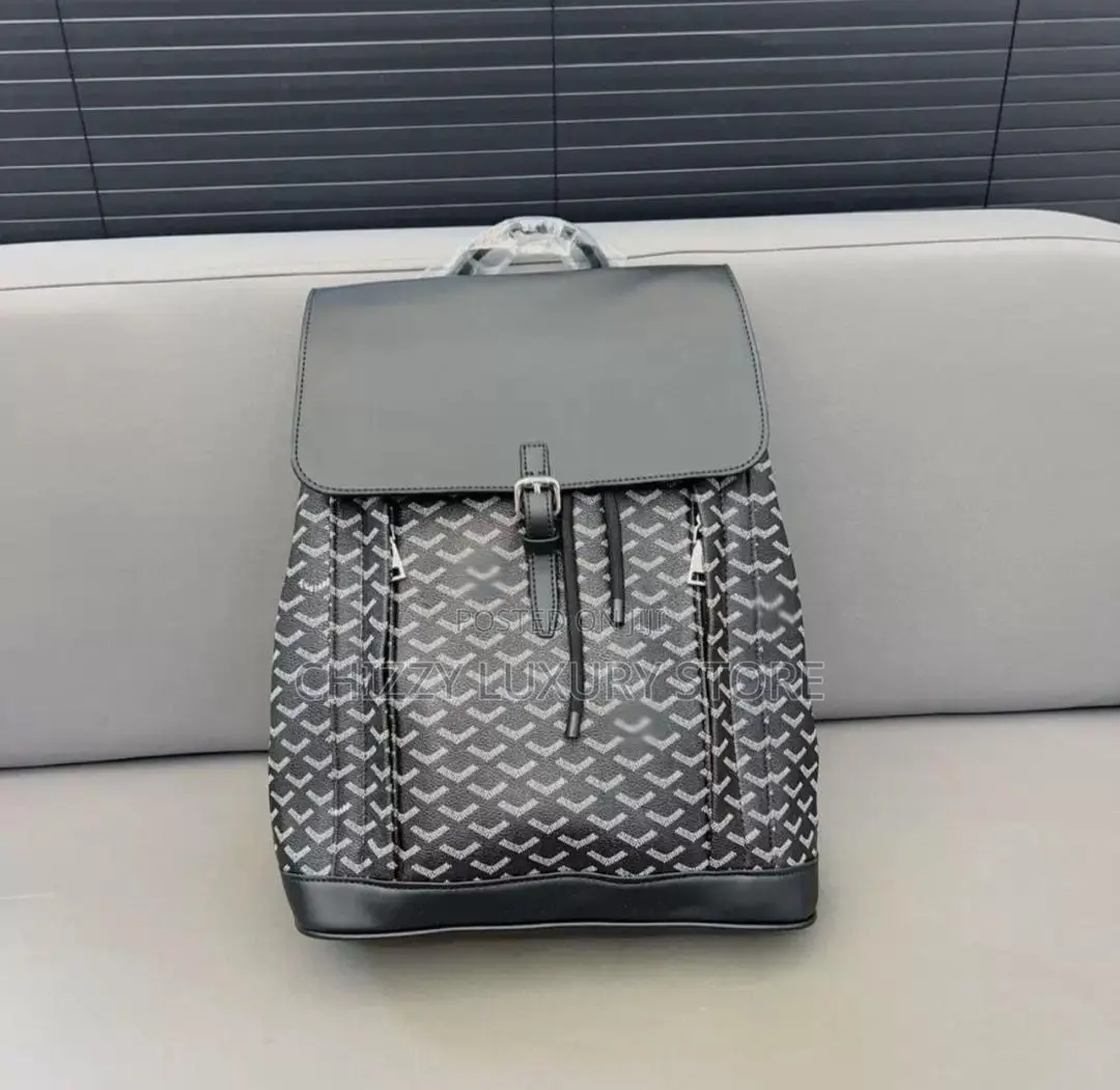 Goyard Quality Luxury Genuine Leather Backpack