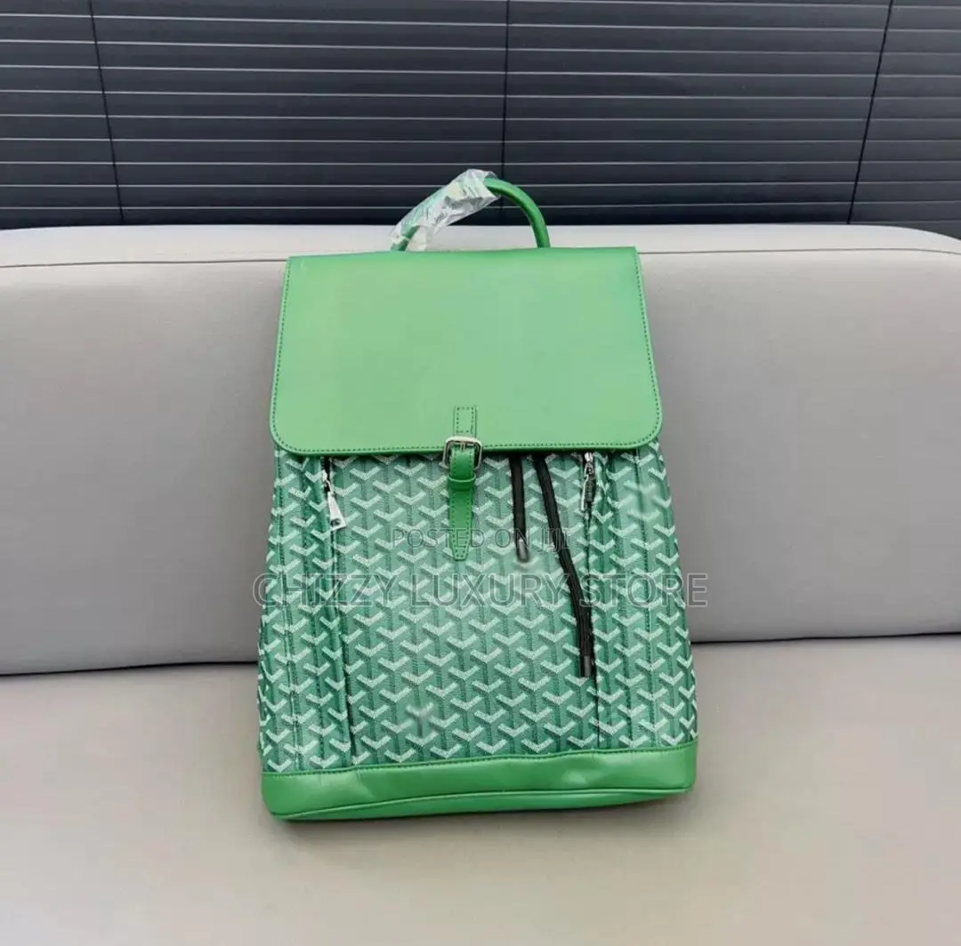 Goyard Quality Luxury Genuine Leather Backpack