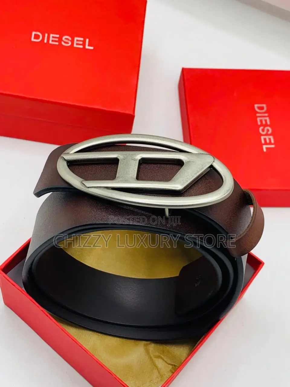 Diesel Quality Luxury Men Genuine Leather Belt