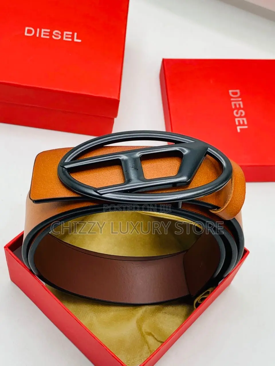 Diesel Quality Luxury Men Genuine Leather Belt