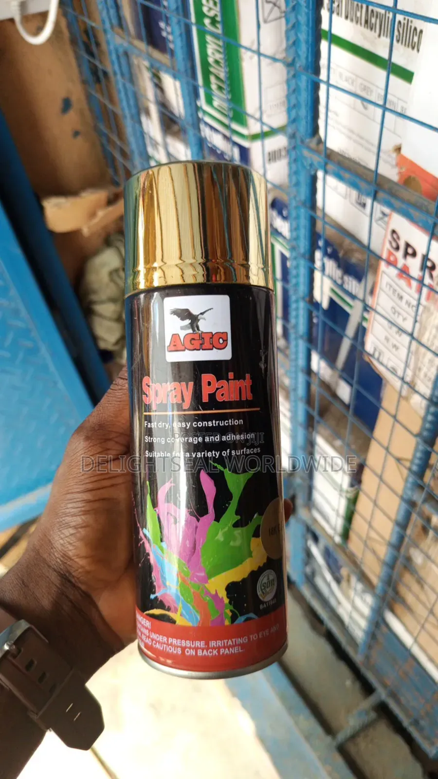 Sea Unique Golden Color Spray Paint