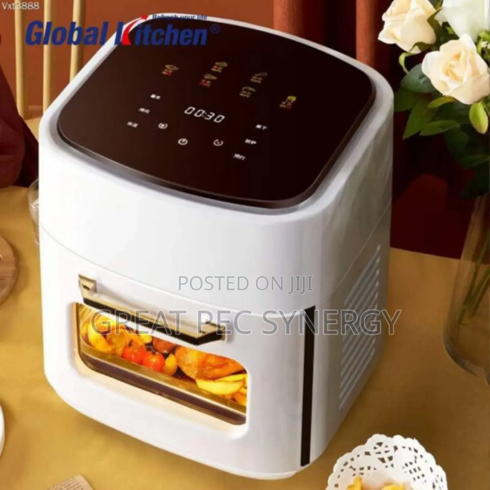 Premium 12-8 Quart 15liter Air Fryer Silver Crest