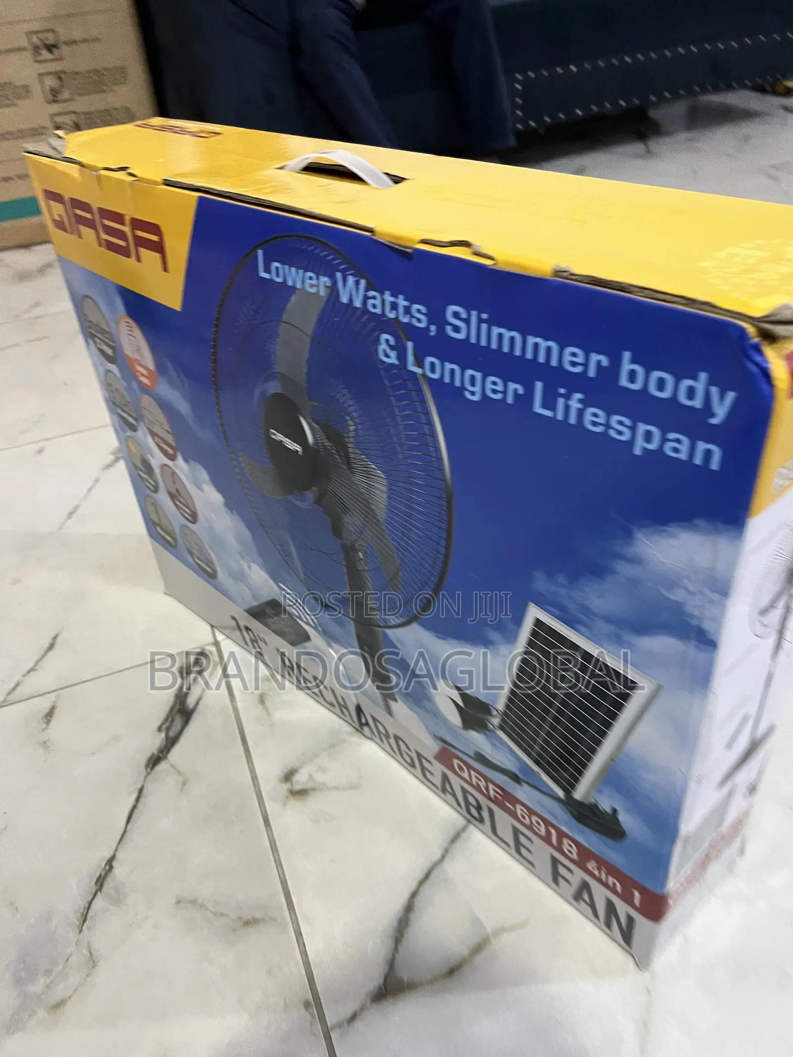 Qasa QRF-6918 Standing Fan – Strong Build Quality