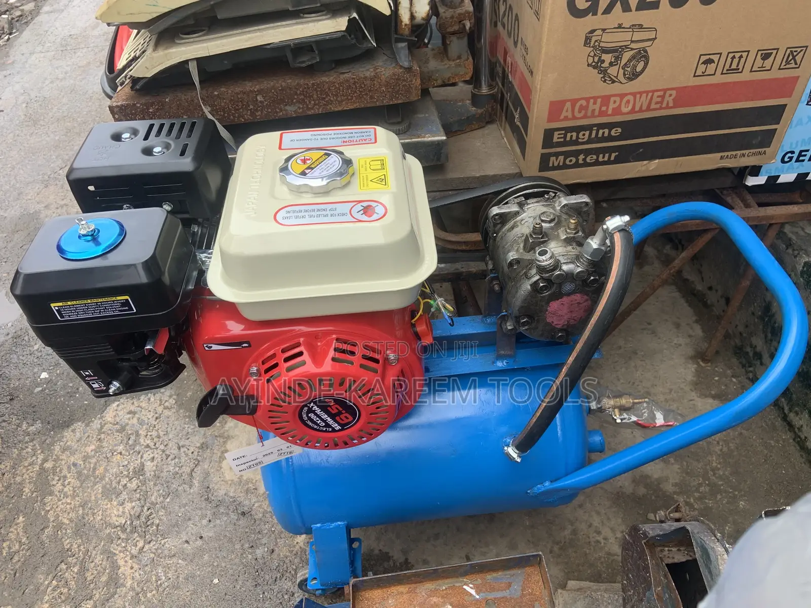Petrol-Powered Air Compressor