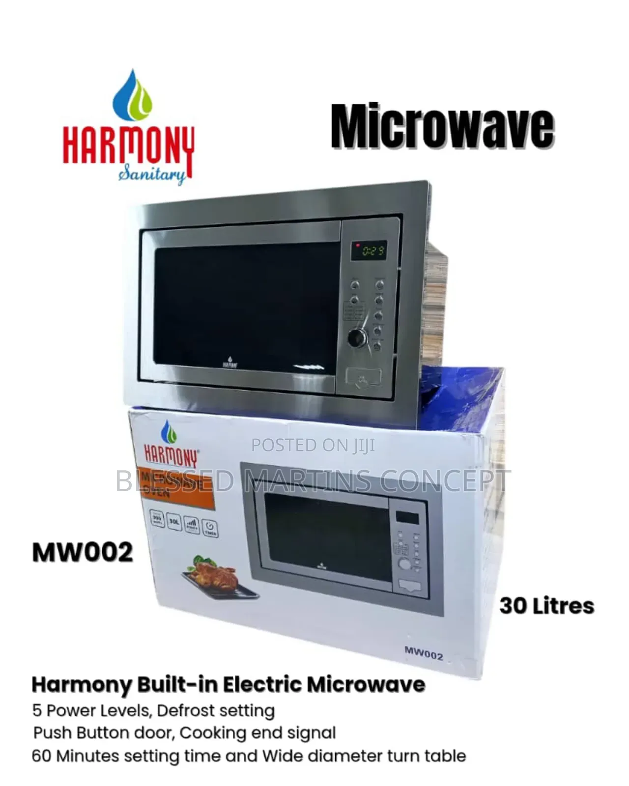 30 Liters Built-in Electric Microwave