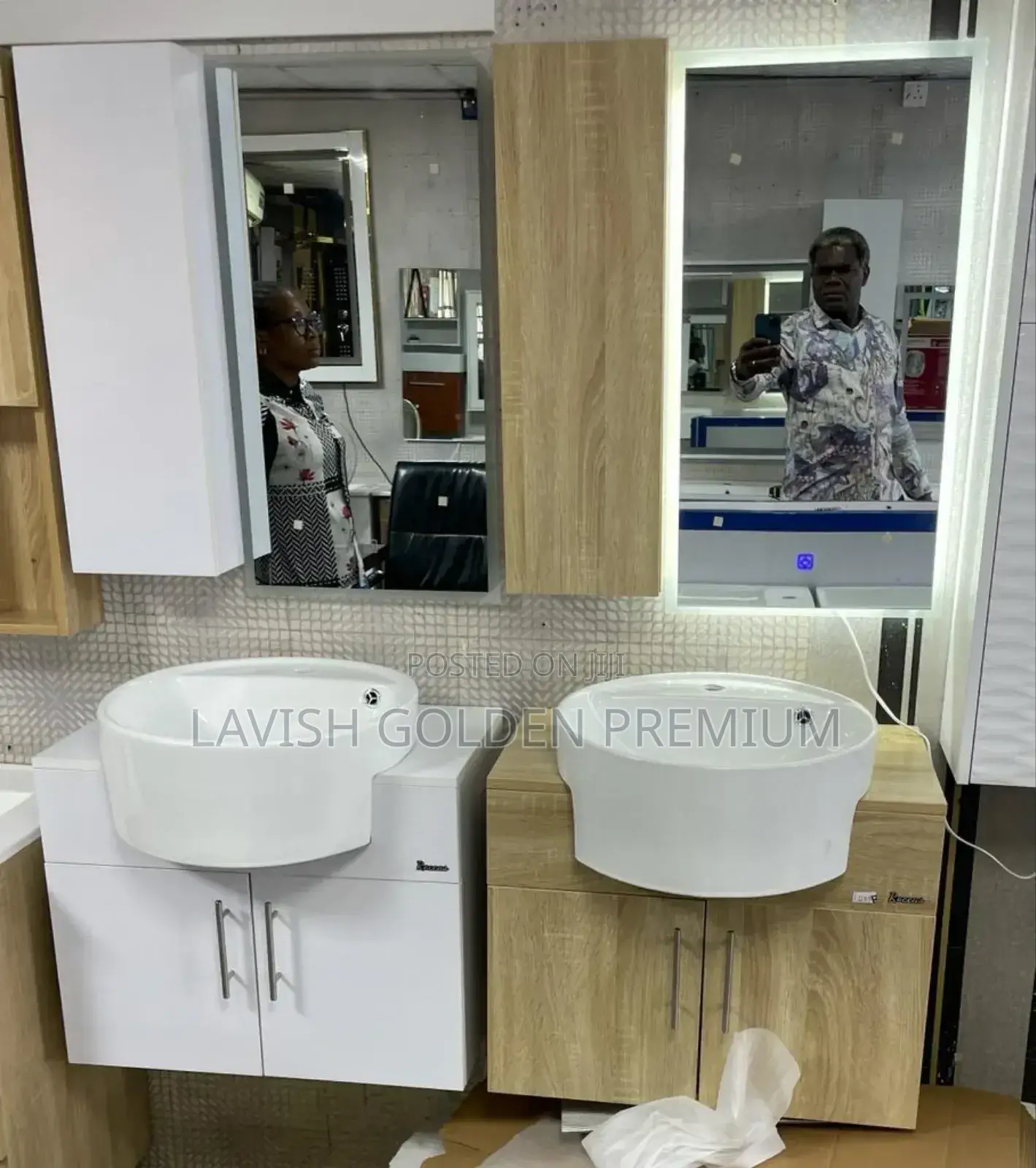 Wall Hung Vanity Cabinet With Mirror