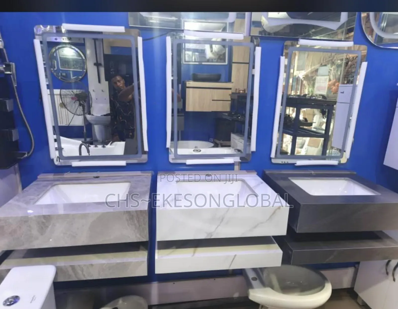 Luxury Granite Cabinet Wash Hand Basin