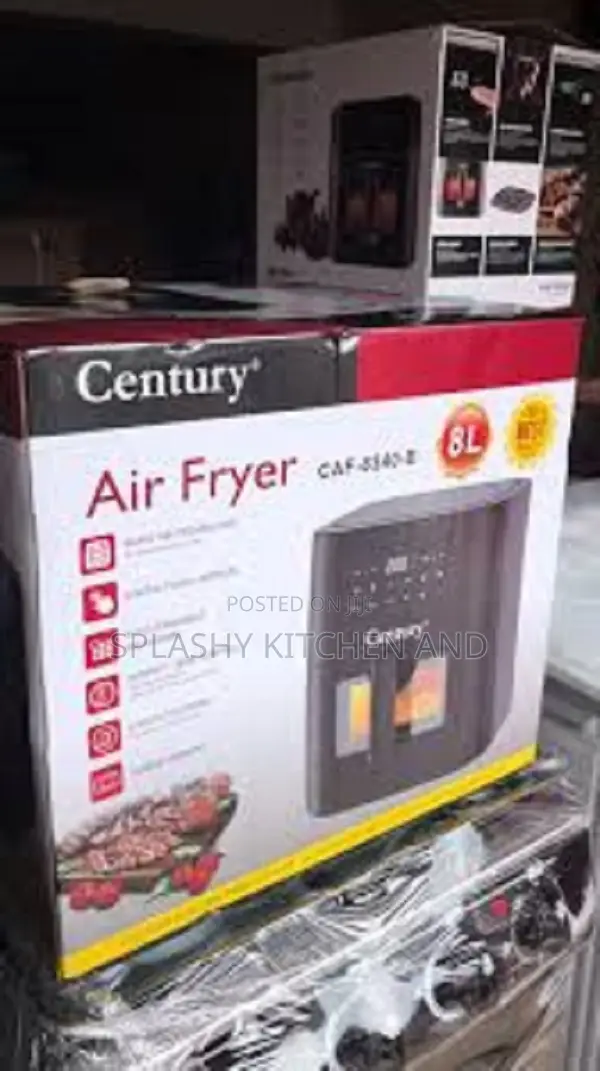 Century 8l Digital Air Fryer - Healthy, Extra-Large Cooking