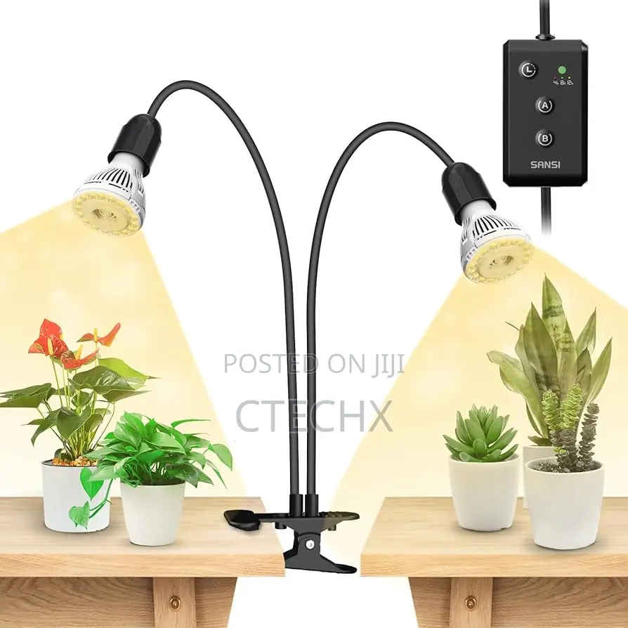 Sansi 300w Led Plant Grow Lights, 2-Head Full Spectrum