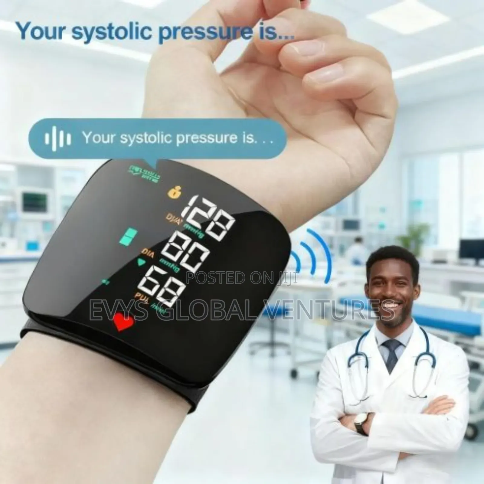 Wrist Cuff Blood Pressure Monitor