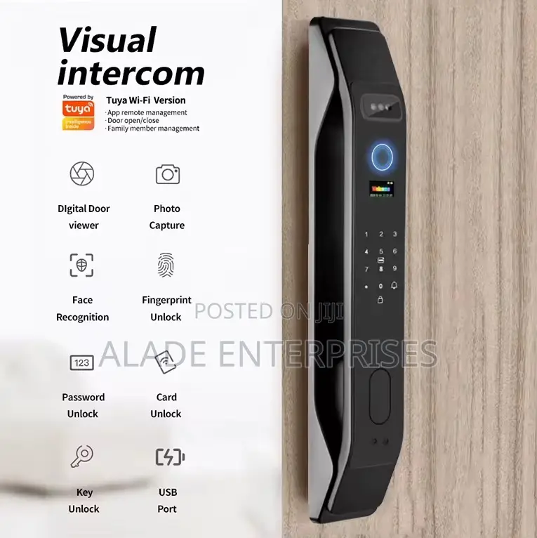 Luxury Fingerprint Smart Automatic Door Lock