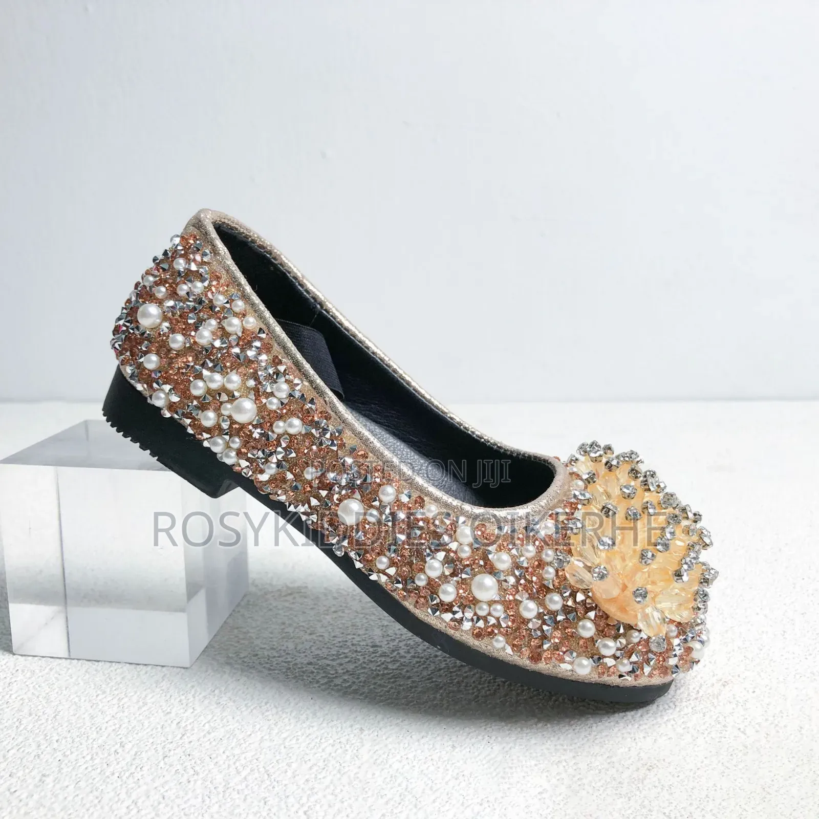 Princess Party Glitter Stoned Shoes