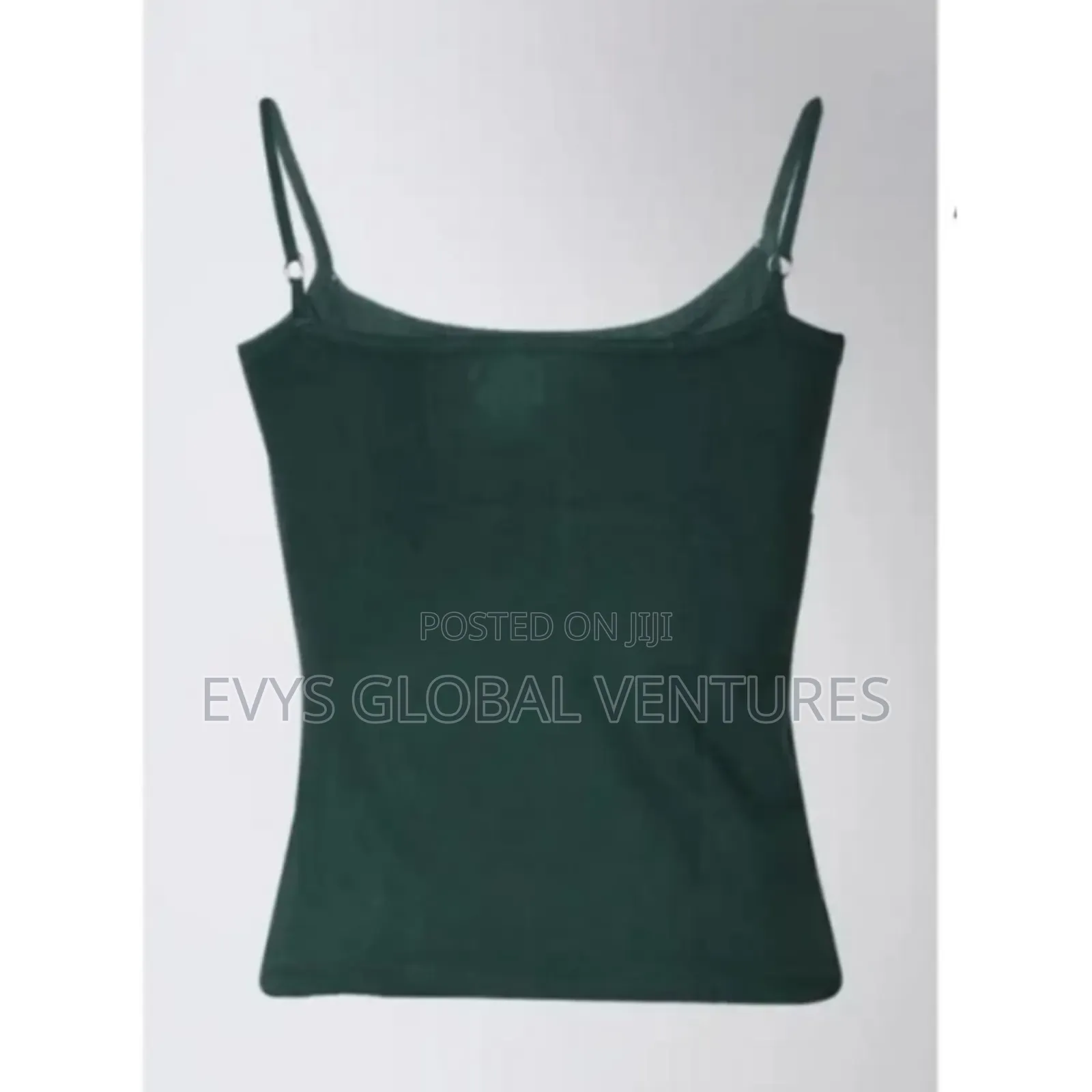 Women’S Stretchy Green Camisole - Free Size