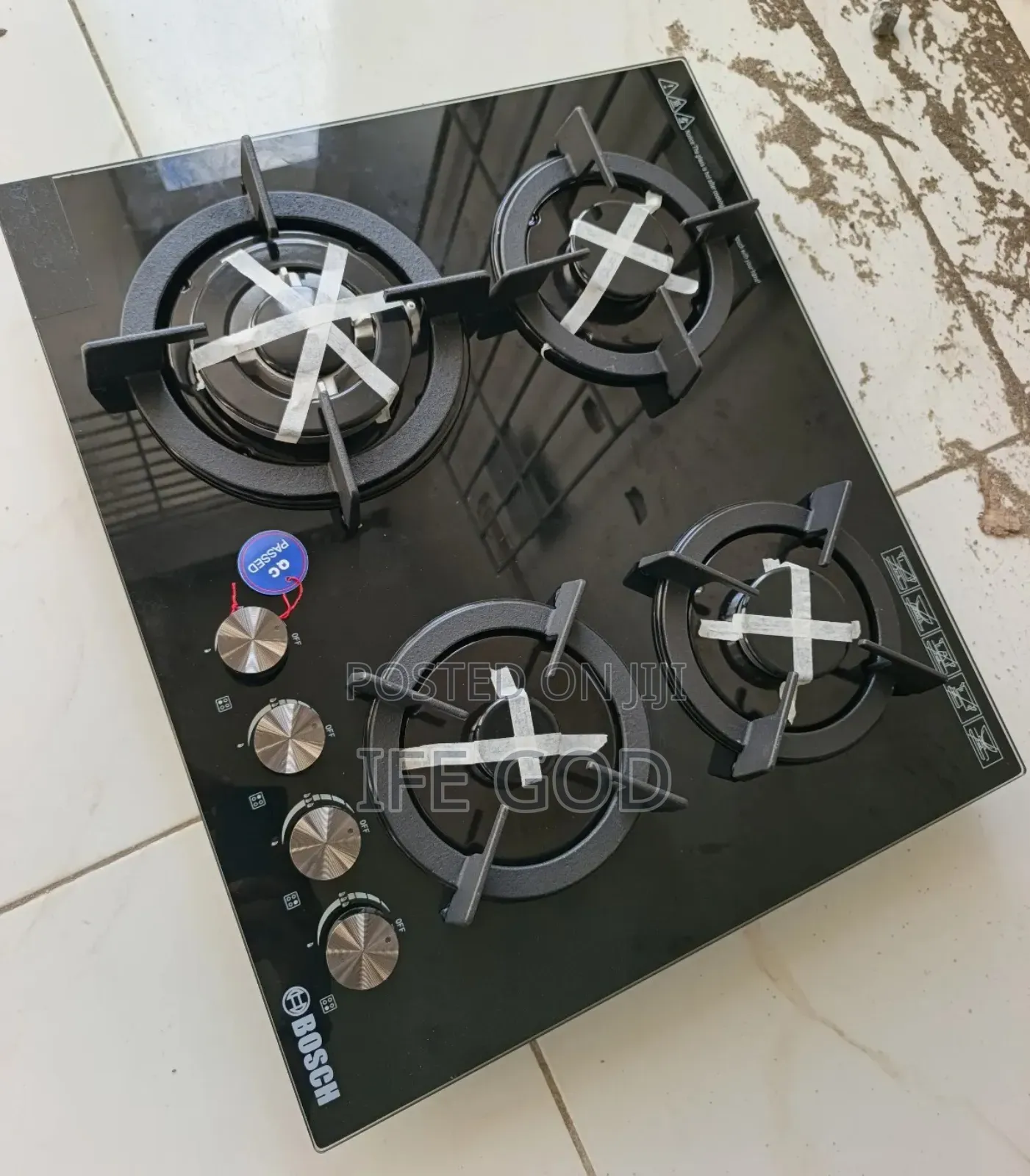 Original High Quality Bosch Built-in Gas Cooker Hob 60cm 4 Burners