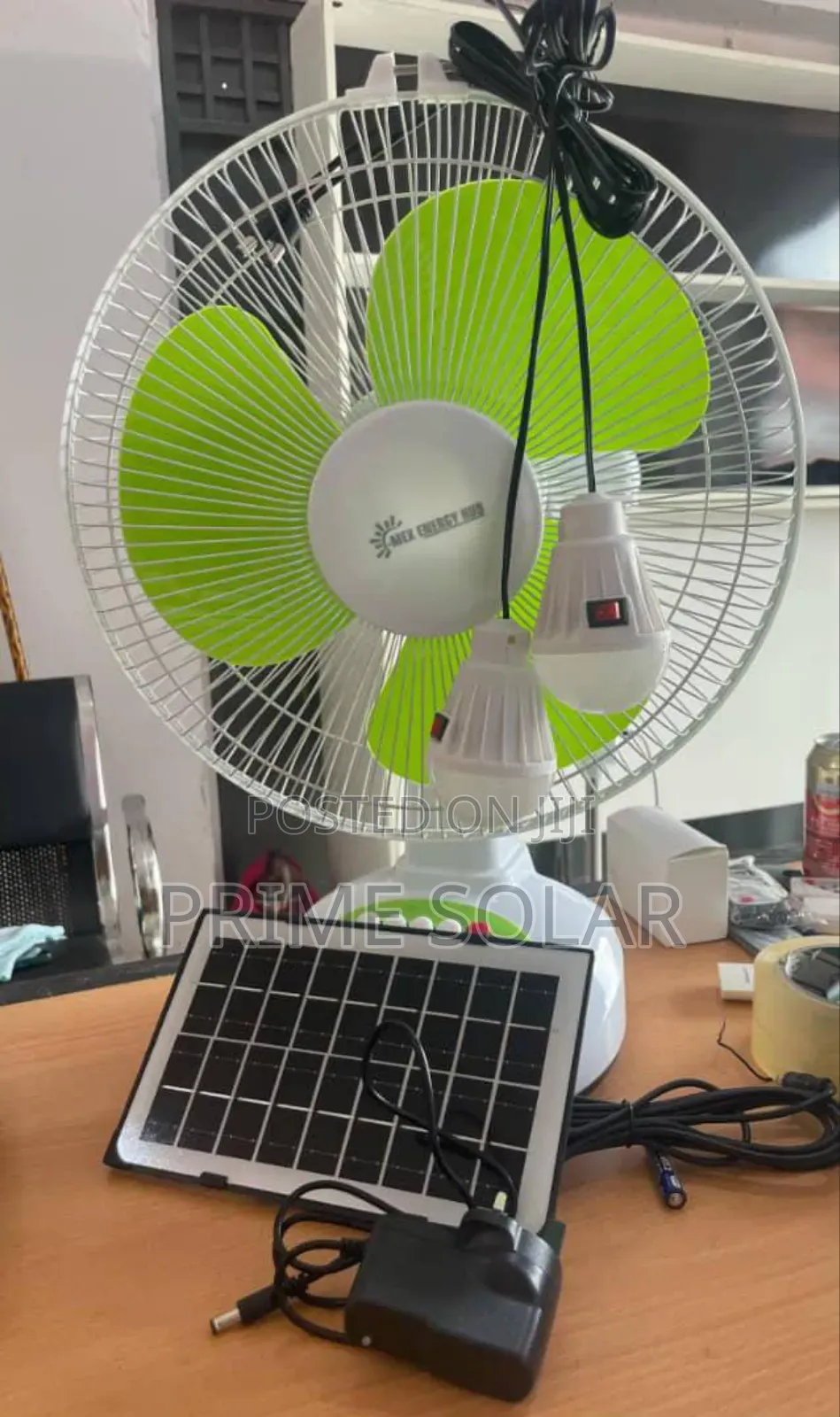 Portable Solar Table Fan 