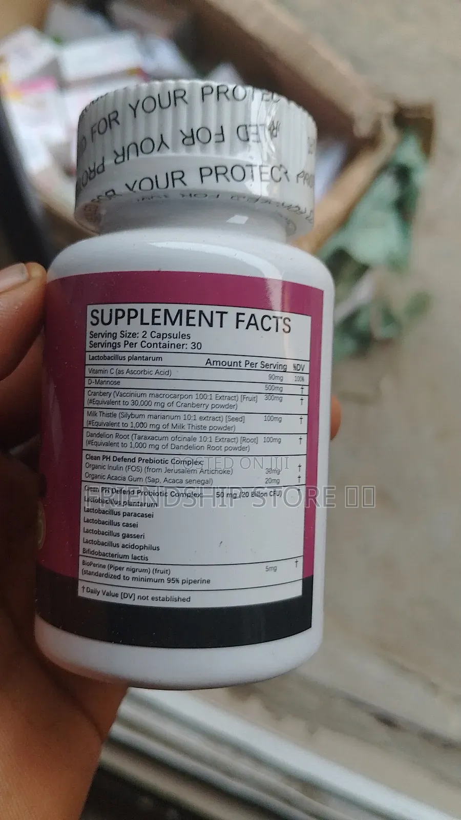 Women's Vagina Probiotics- Prebiotics Cranny Berries And Dmannose